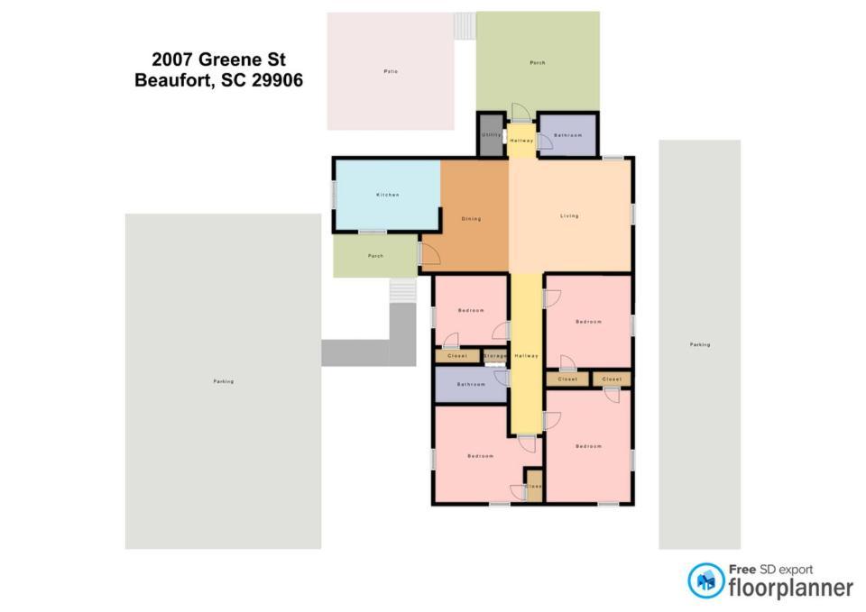 Sleeps 10! Minutes To Parris Island & Downtown Villa Beaufort Eksteriør bilde